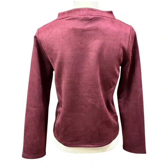 Ann Taylor Velour Top NWT - Picture 2 of 3